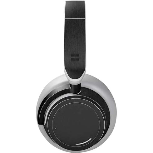 Specialty Vinyl Black Brushed Steel Texture Surface Headphones Skin